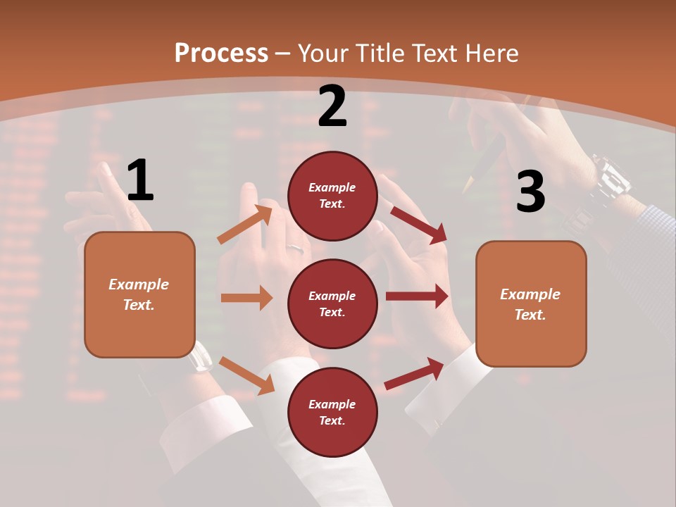 Hands On A Stock Market PowerPoint Template