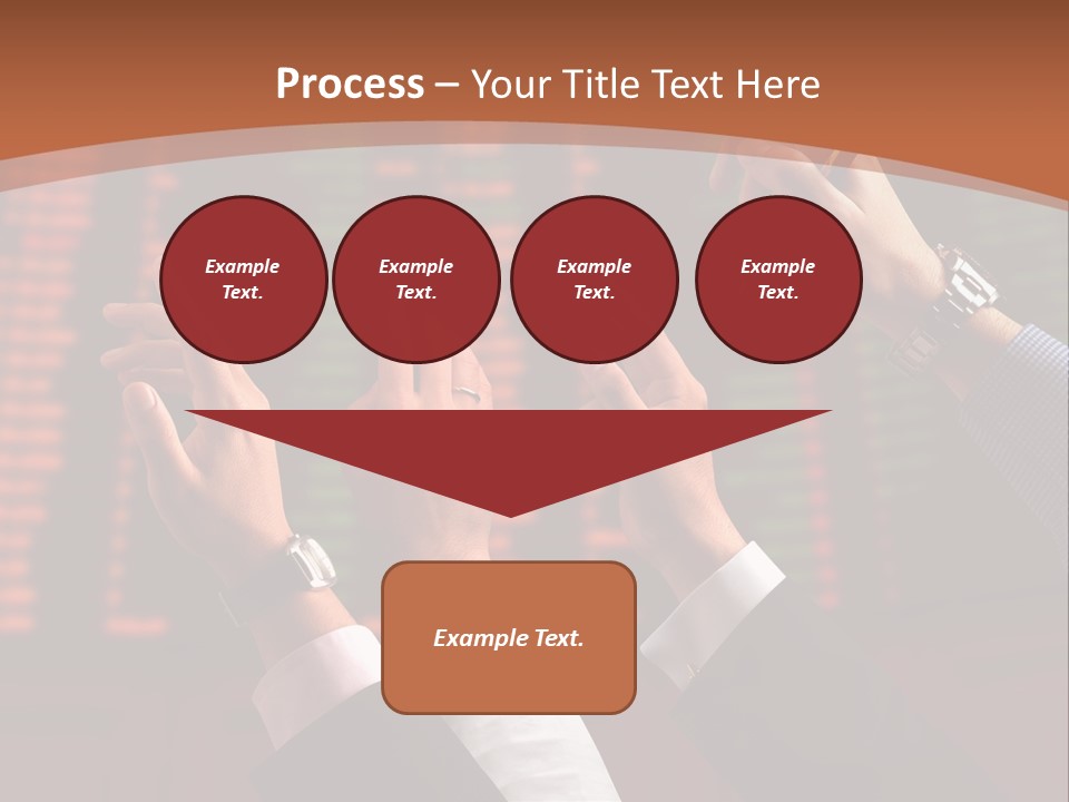 Hands On A Stock Market PowerPoint Template
