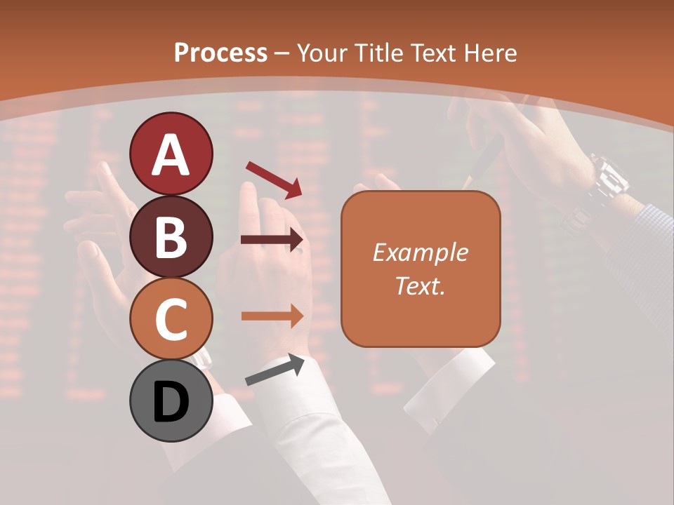 Hands On A Stock Market PowerPoint Template