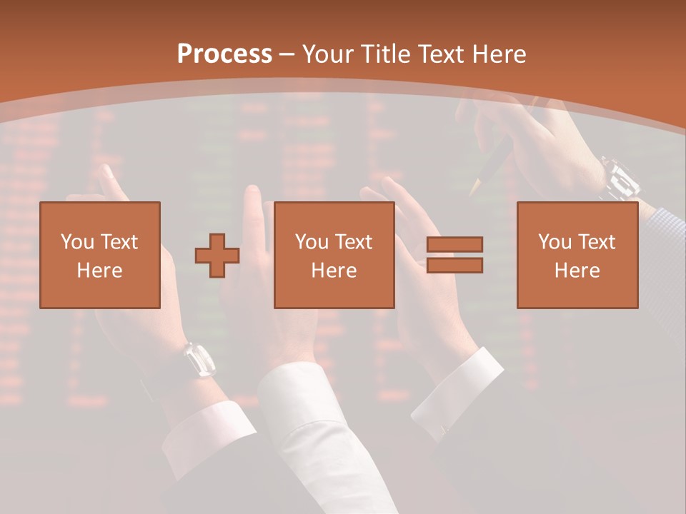 Hands On A Stock Market PowerPoint Template