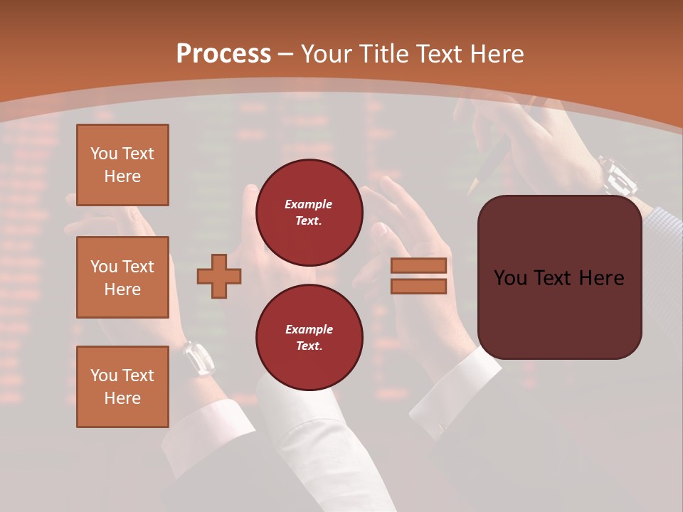 Hands On A Stock Market PowerPoint Template