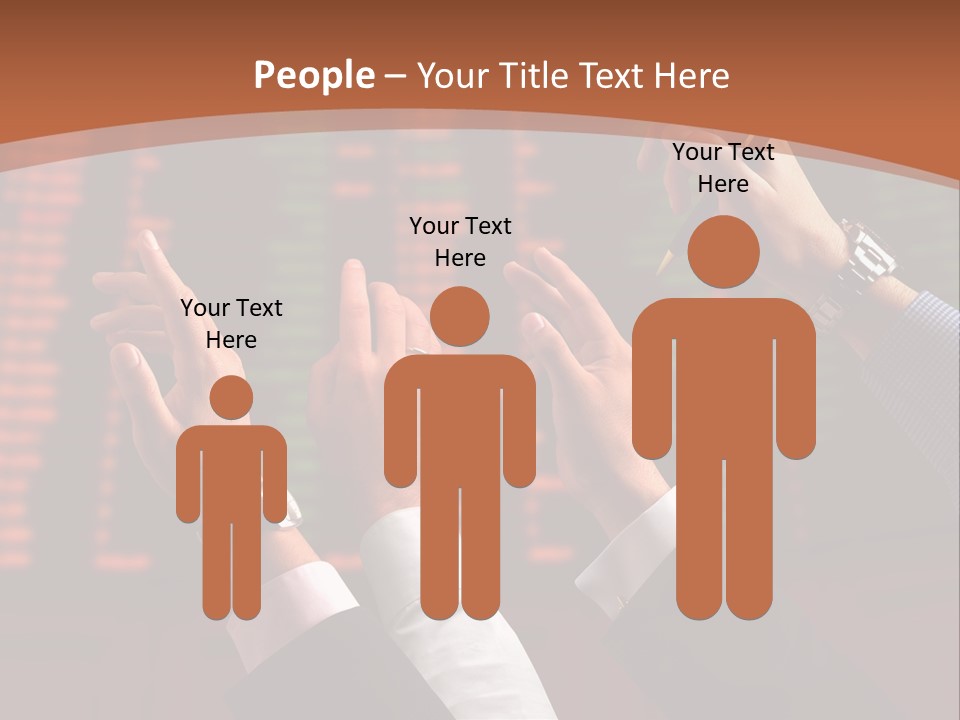 Hands On A Stock Market PowerPoint Template