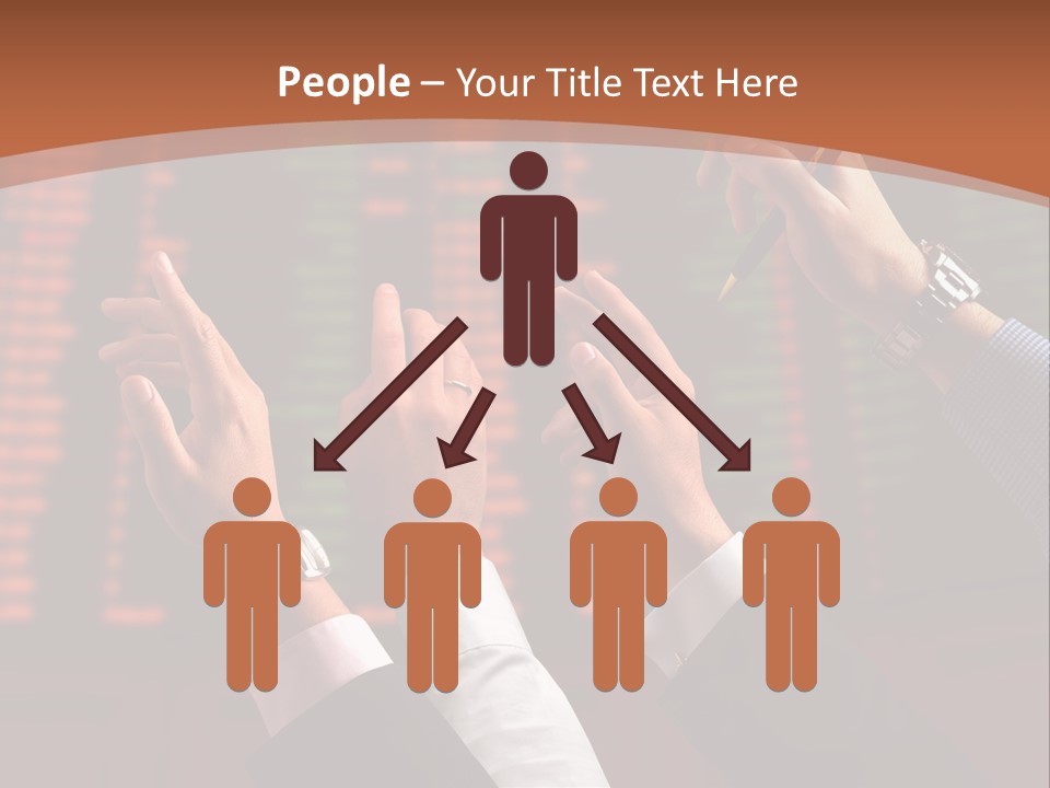 Hands On A Stock Market PowerPoint Template