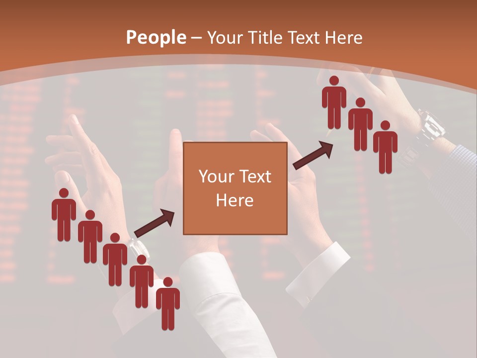 Hands On A Stock Market PowerPoint Template