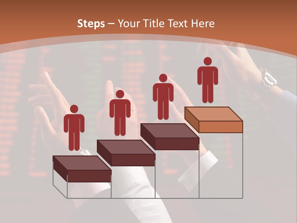Hands On A Stock Market PowerPoint Template