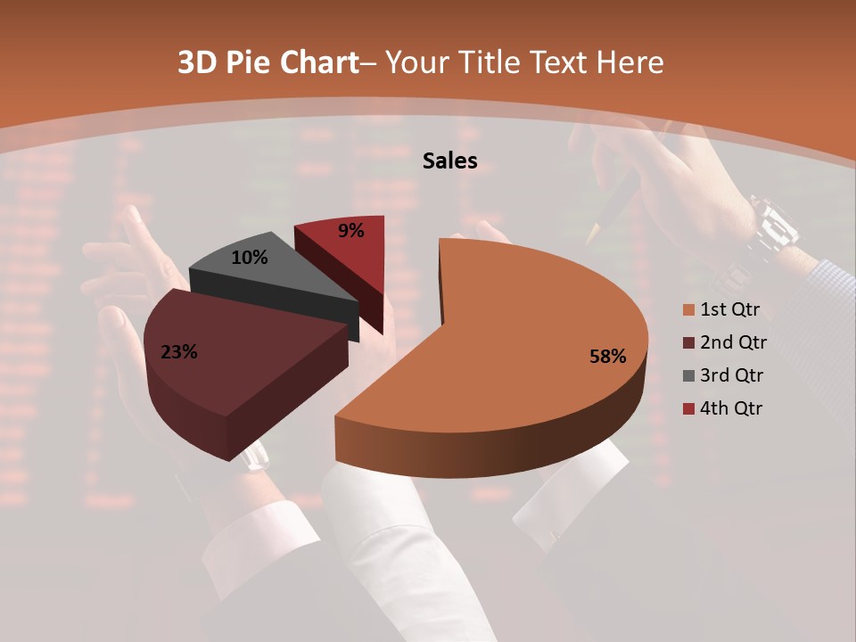 Hands On A Stock Market PowerPoint Template