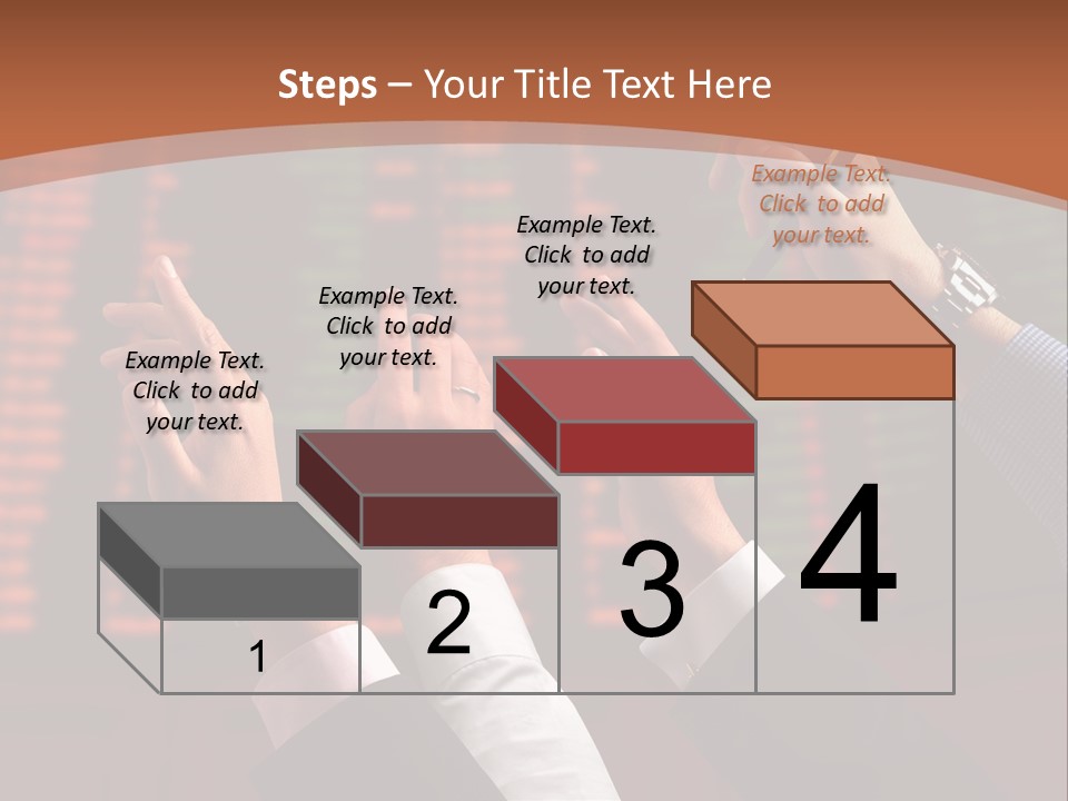 Hands On A Stock Market PowerPoint Template