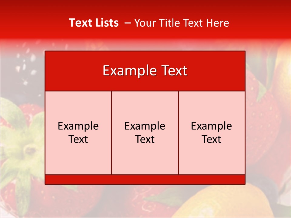 Fresh Berries PowerPoint Template