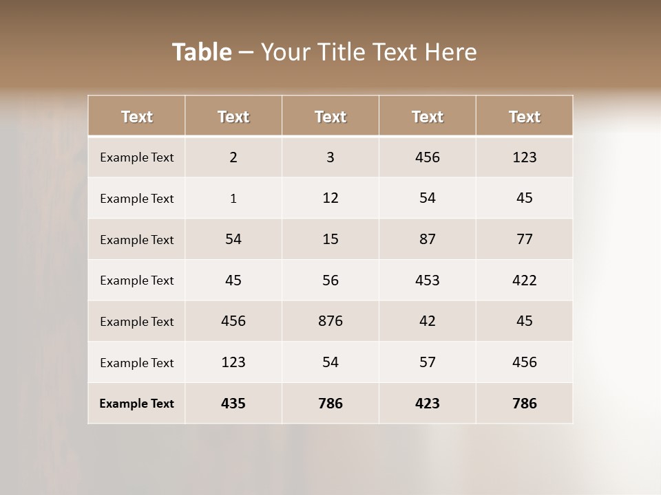 A Wooden Door With A Key On It PowerPoint Template
