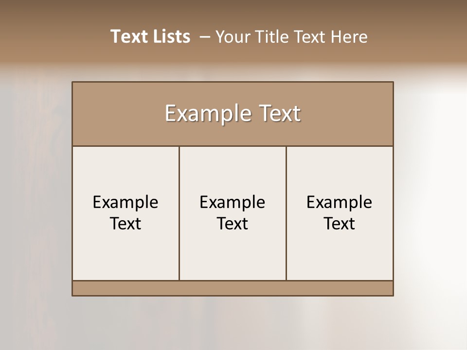 A Wooden Door With A Key On It PowerPoint Template