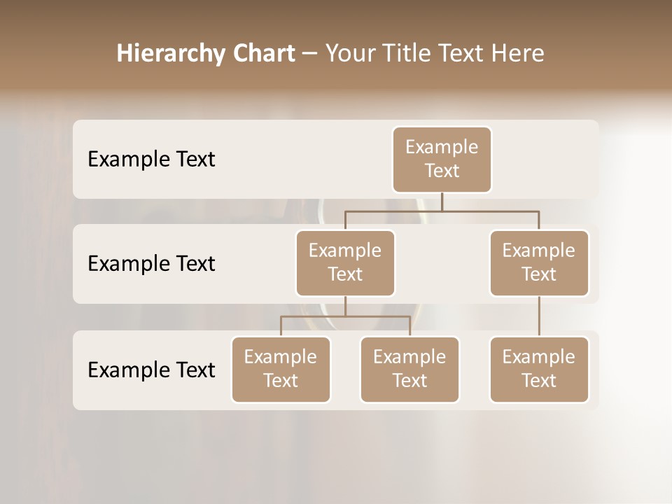 A Wooden Door With A Key On It PowerPoint Template