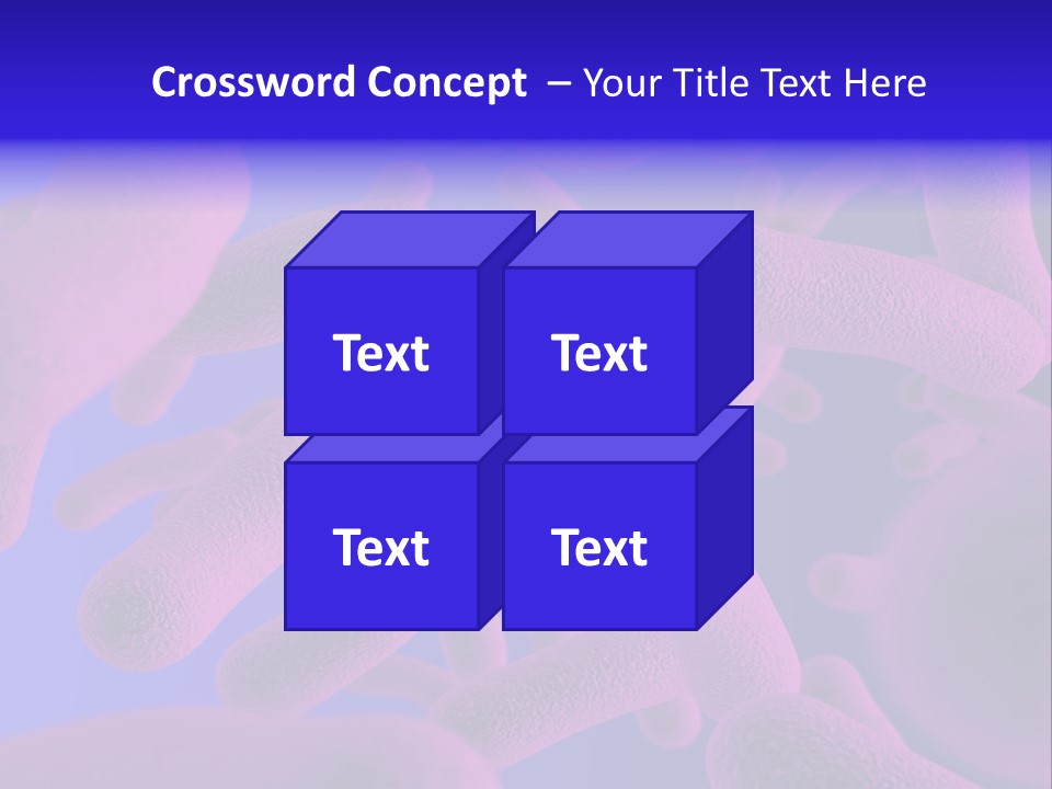 Realistic Rendering Of Bacteria - In Colors PowerPoint Template