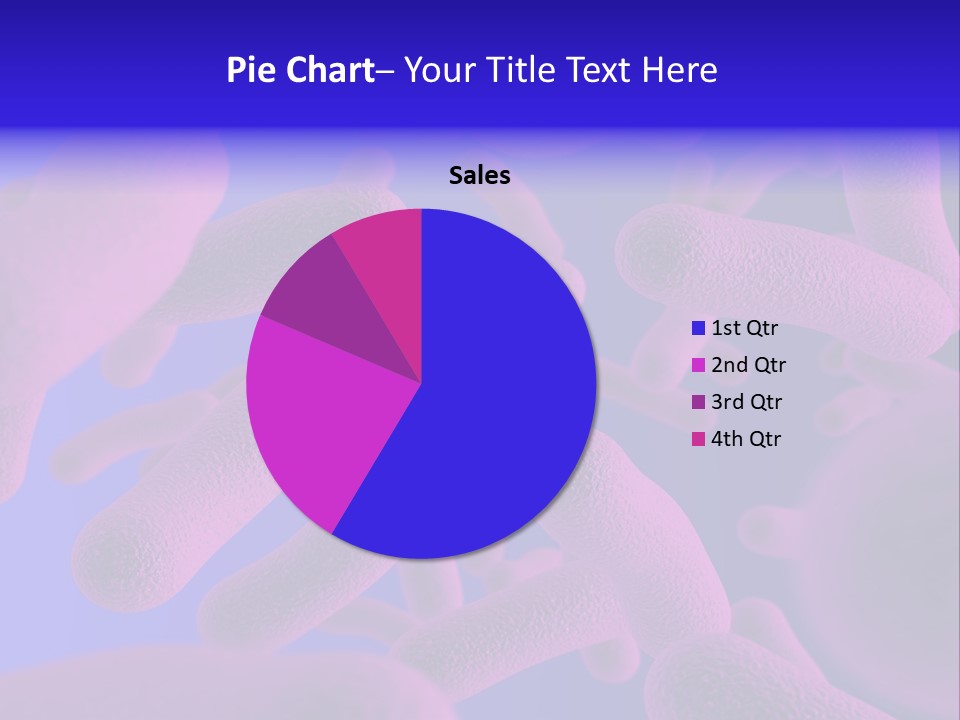 Realistic Rendering Of Bacteria - In Colors PowerPoint Template