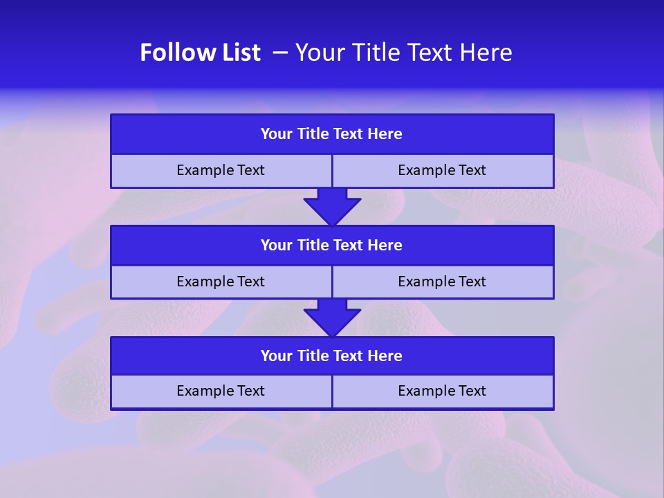 Realistic Rendering Of Bacteria - In Colors PowerPoint Template