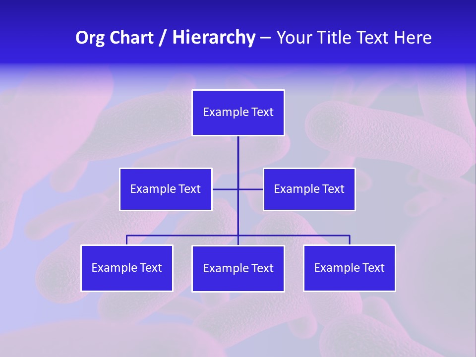 Realistic Rendering Of Bacteria - In Colors PowerPoint Template