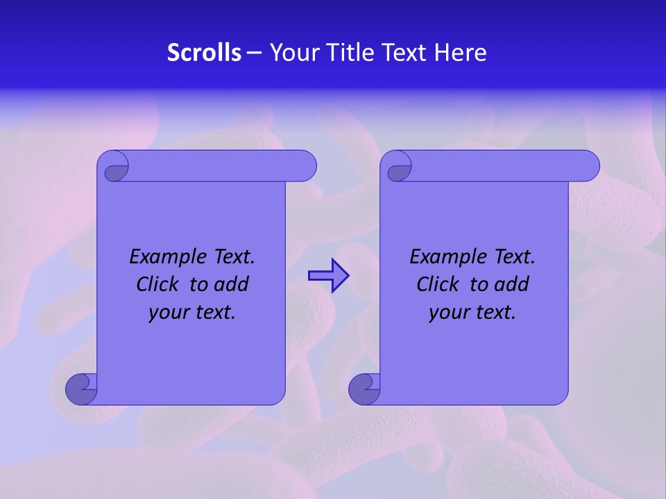 Realistic Rendering Of Bacteria - In Colors PowerPoint Template