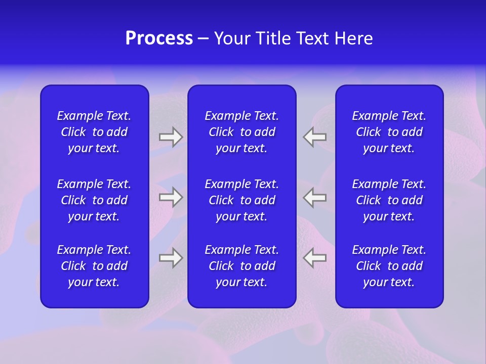 Realistic Rendering Of Bacteria - In Colors PowerPoint Template