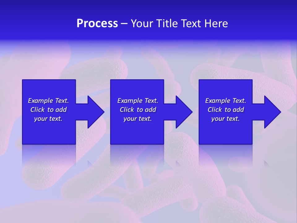 Realistic Rendering Of Bacteria - In Colors PowerPoint Template