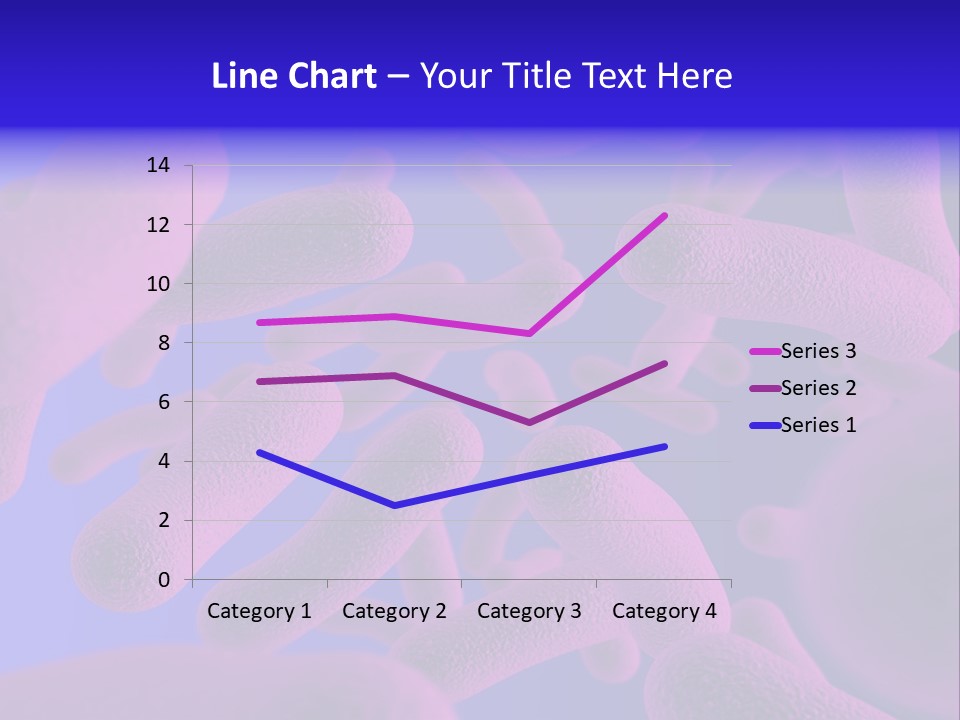 Realistic Rendering Of Bacteria - In Colors PowerPoint Template