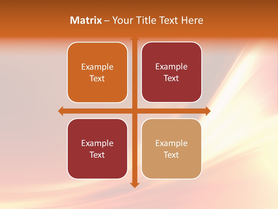 Fire Abstract Composition PowerPoint Template