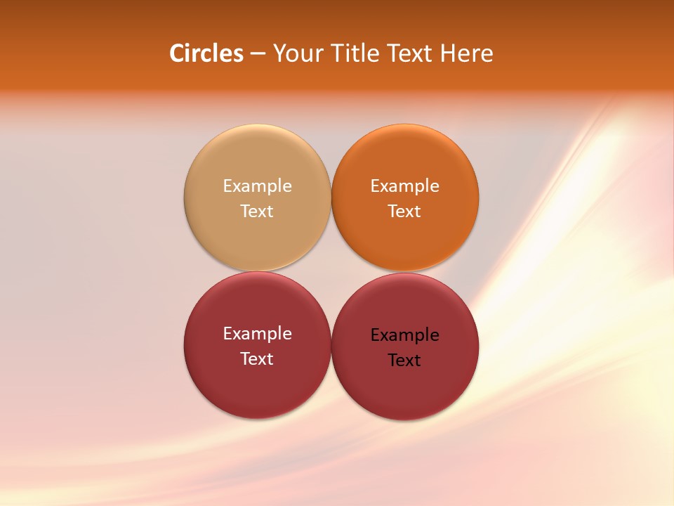 Fire Abstract Composition PowerPoint Template