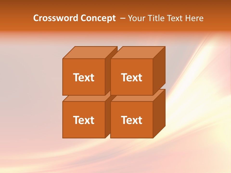 Fire Abstract Composition PowerPoint Template