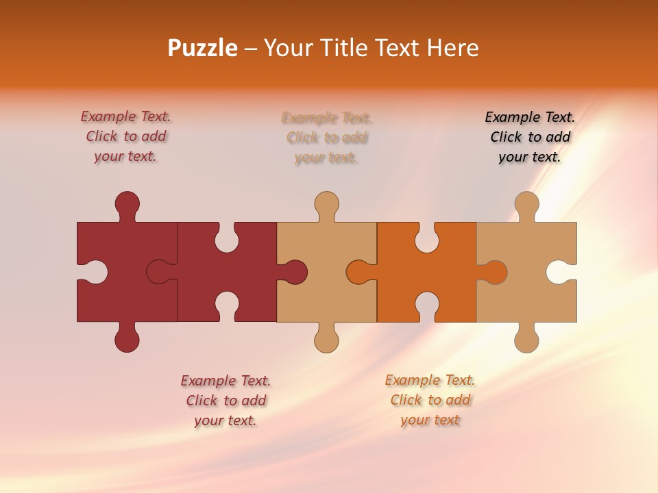 Fire Abstract Composition PowerPoint Template