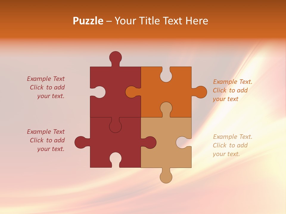 Fire Abstract Composition PowerPoint Template