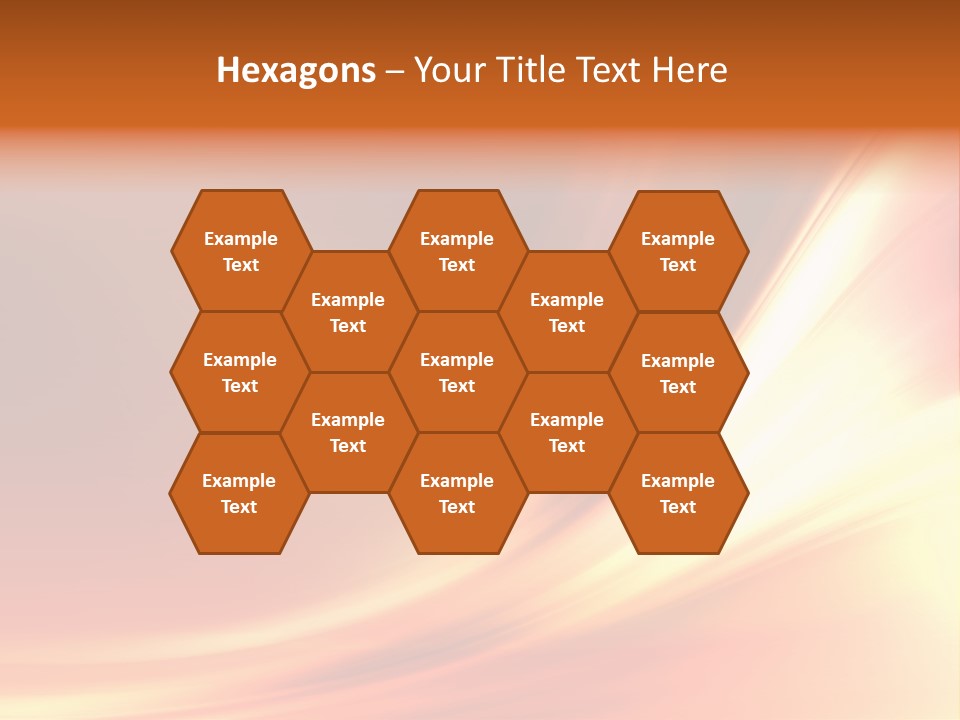 Fire Abstract Composition PowerPoint Template