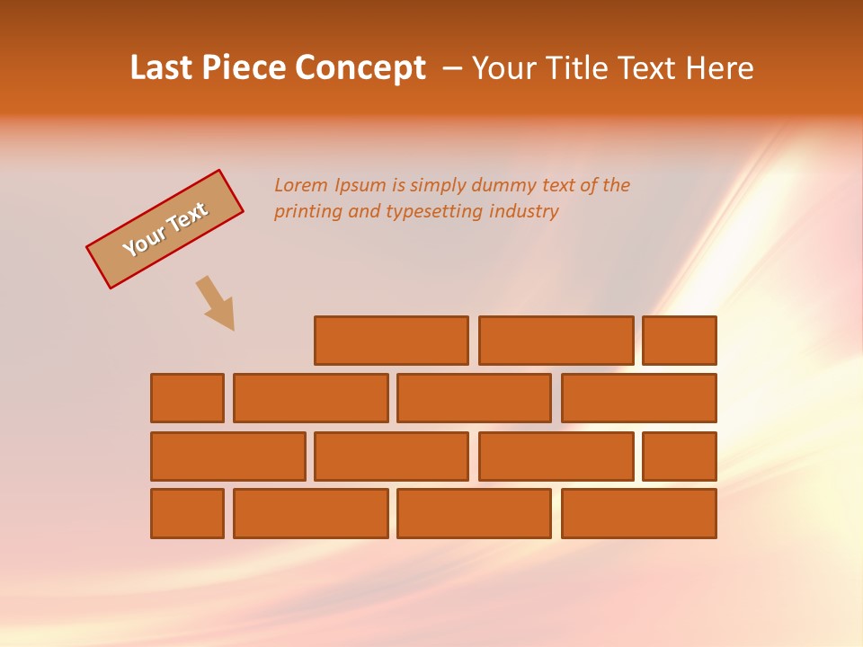 Fire Abstract Composition PowerPoint Template