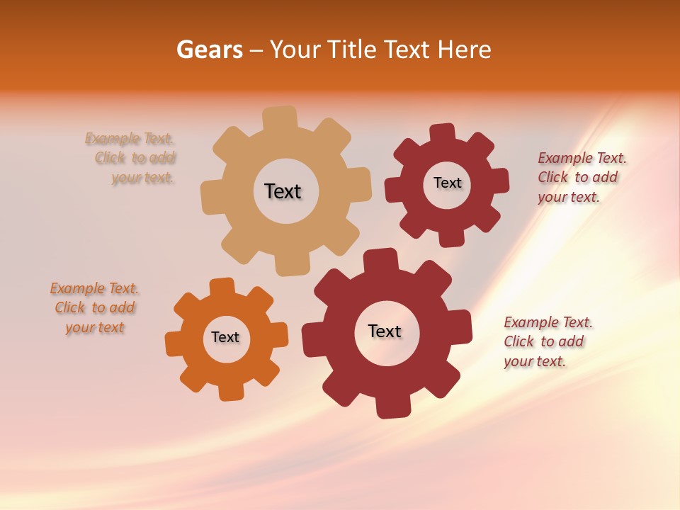 Fire Abstract Composition PowerPoint Template