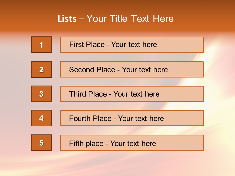 Fire Abstract Composition PowerPoint Template