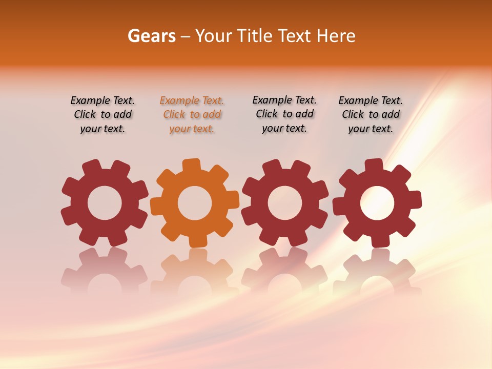 Fire Abstract Composition PowerPoint Template