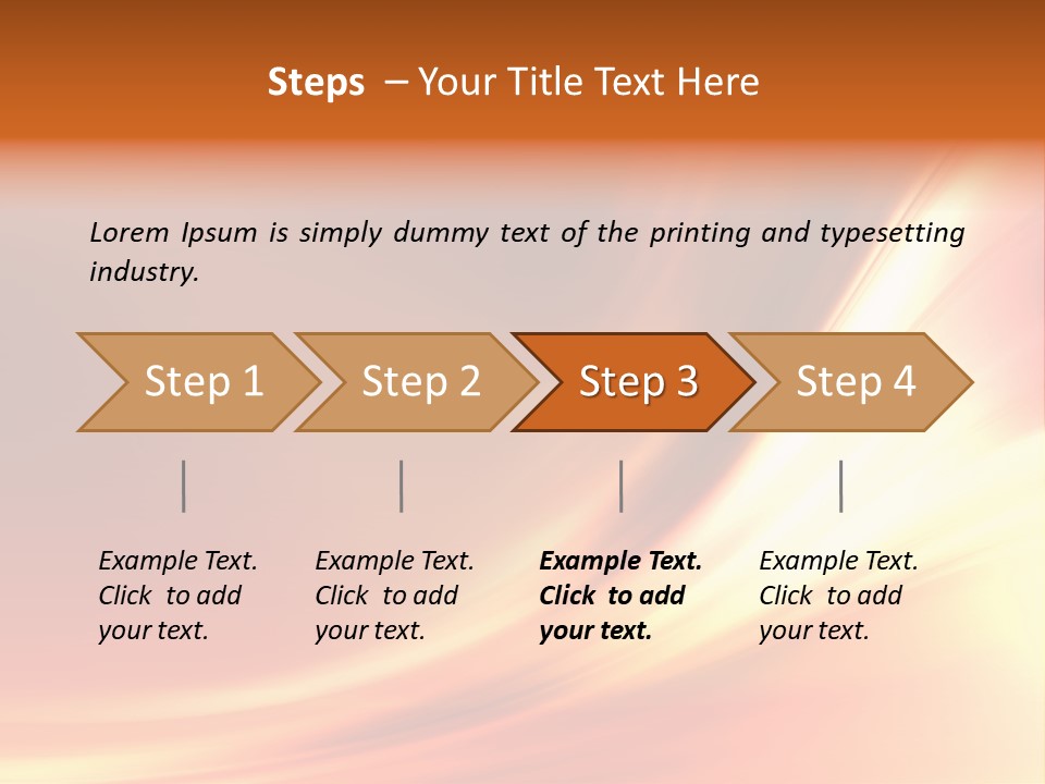 Fire Abstract Composition PowerPoint Template
