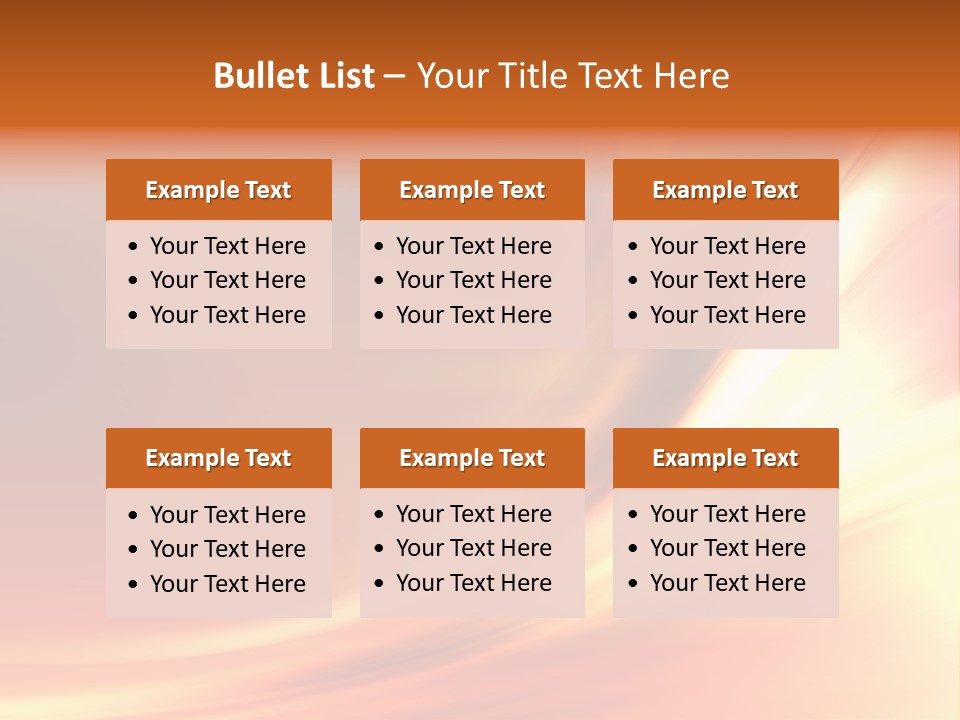 Fire Abstract Composition PowerPoint Template