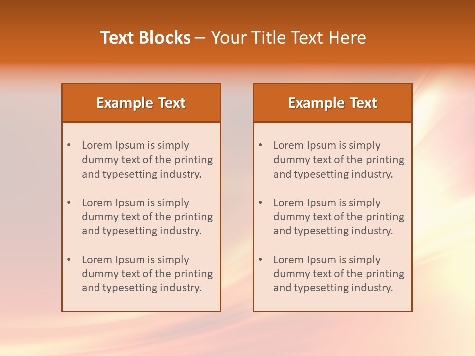 Fire Abstract Composition PowerPoint Template