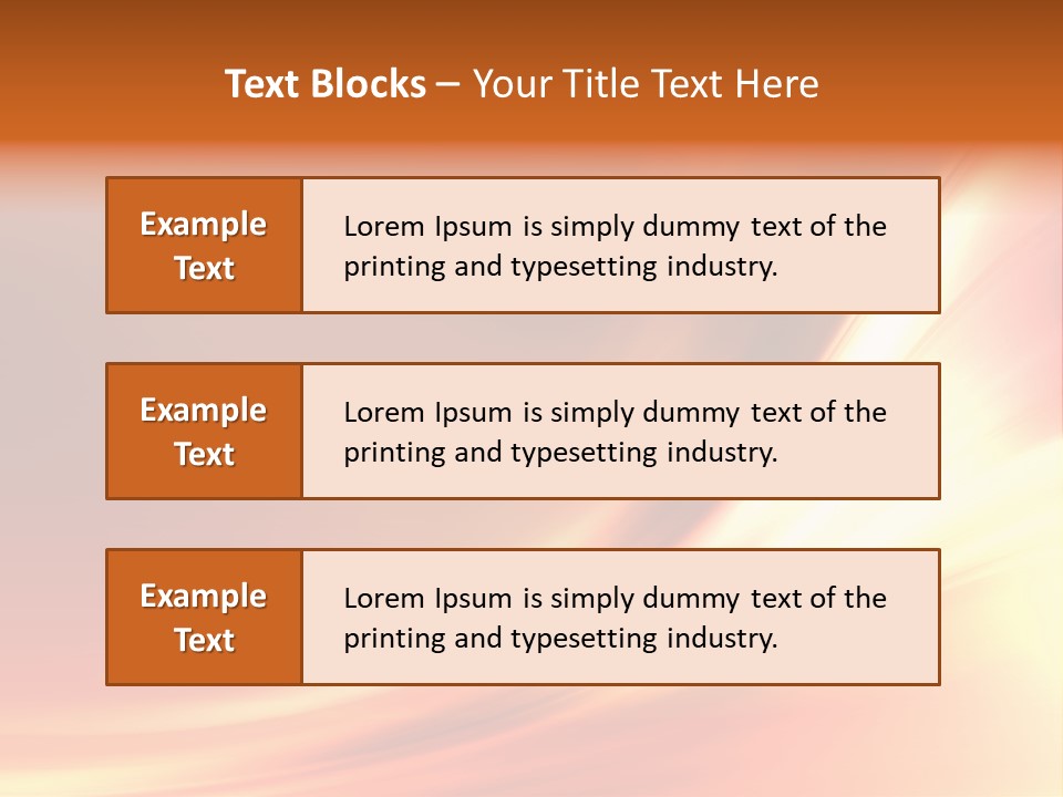 Fire Abstract Composition PowerPoint Template