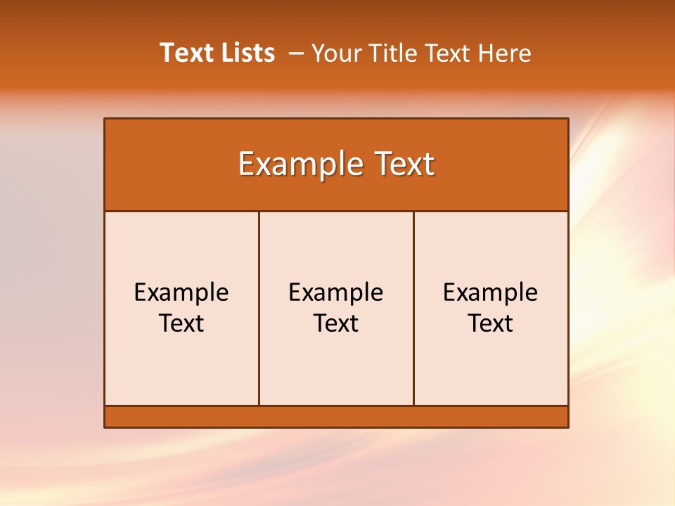 Fire Abstract Composition PowerPoint Template