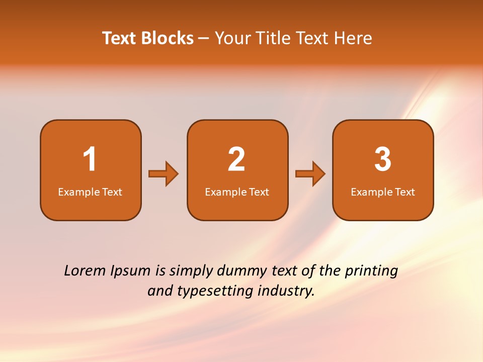 Fire Abstract Composition PowerPoint Template