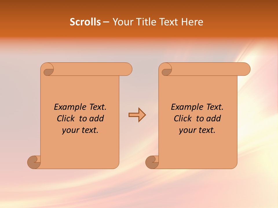 Fire Abstract Composition PowerPoint Template