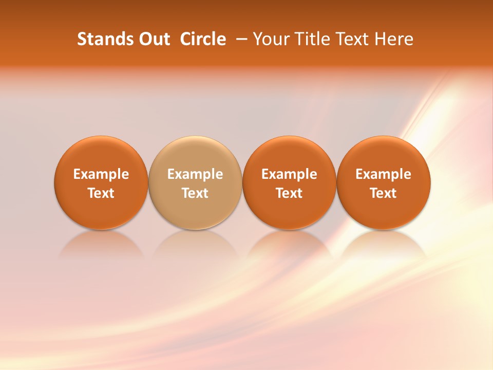 Fire Abstract Composition PowerPoint Template