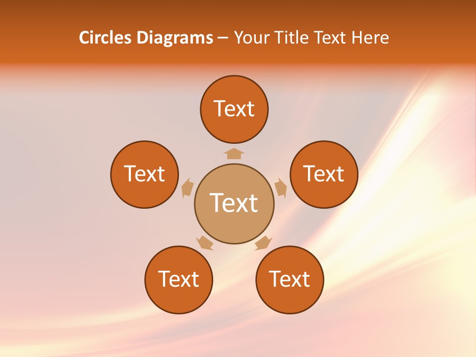 Fire Abstract Composition PowerPoint Template