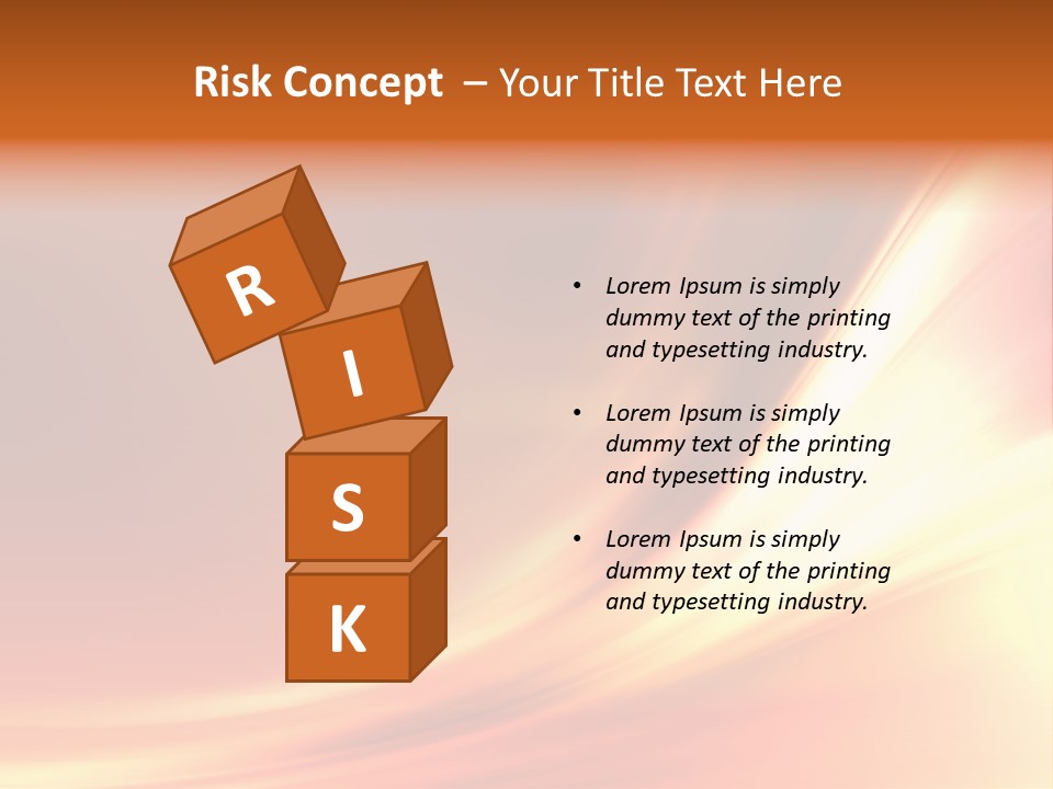 Fire Abstract Composition PowerPoint Template