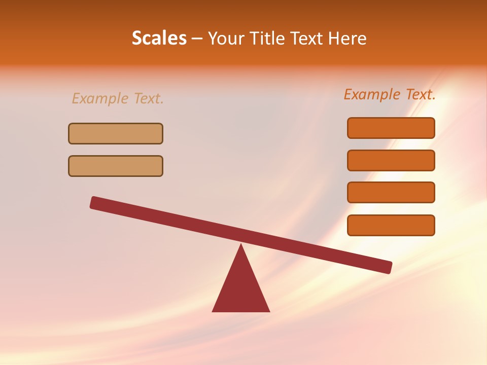 Fire Abstract Composition PowerPoint Template