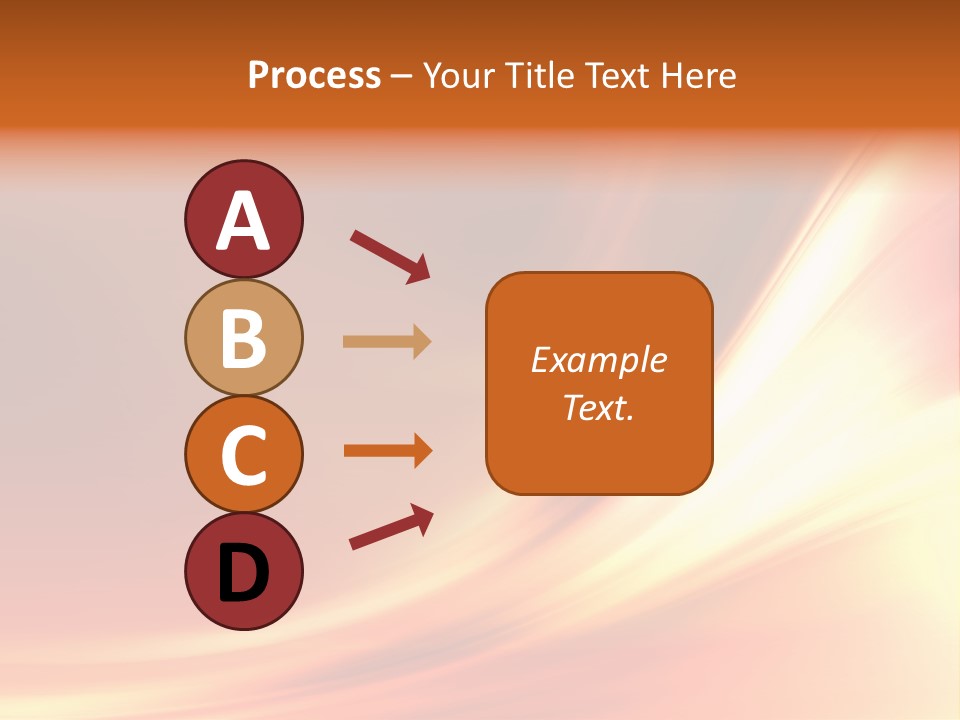 Fire Abstract Composition PowerPoint Template