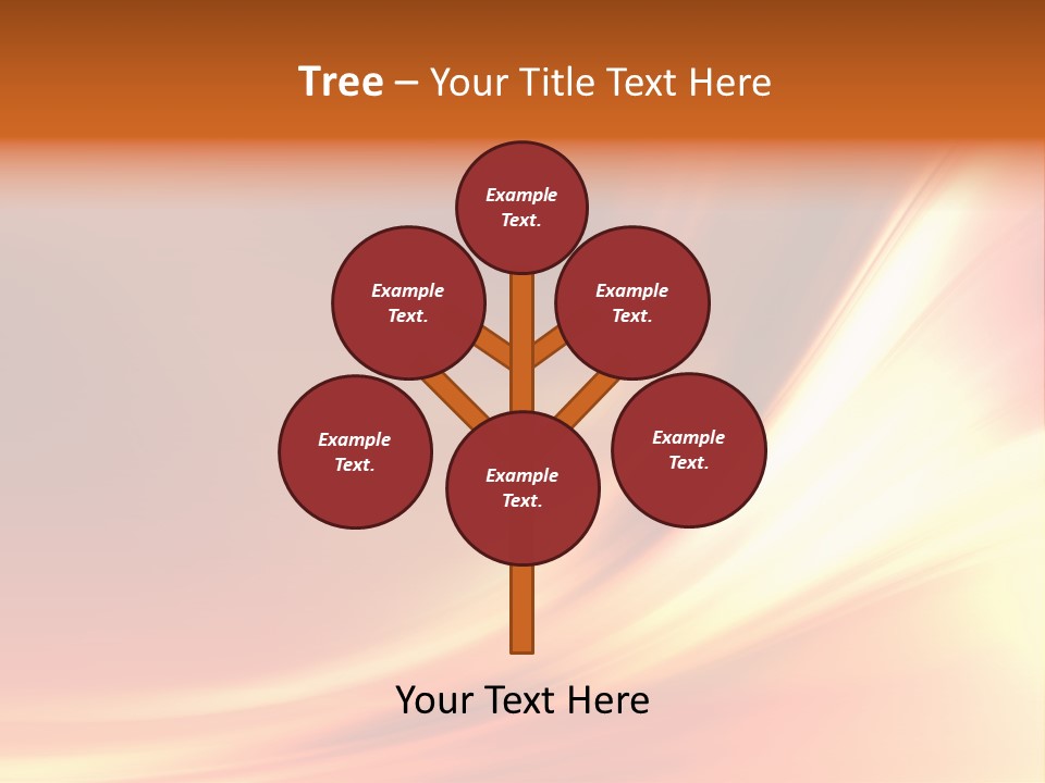 Fire Abstract Composition PowerPoint Template