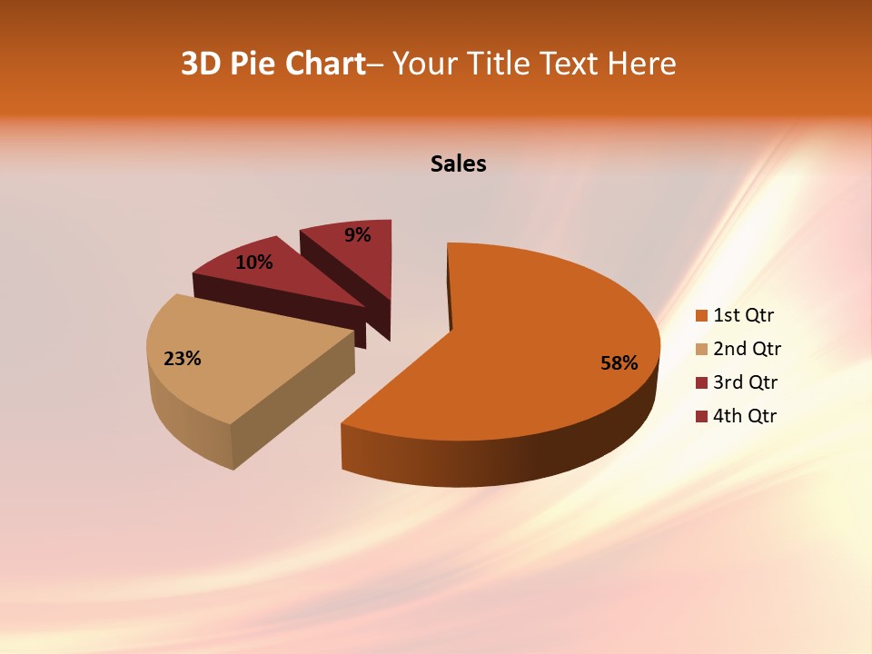 Fire Abstract Composition PowerPoint Template