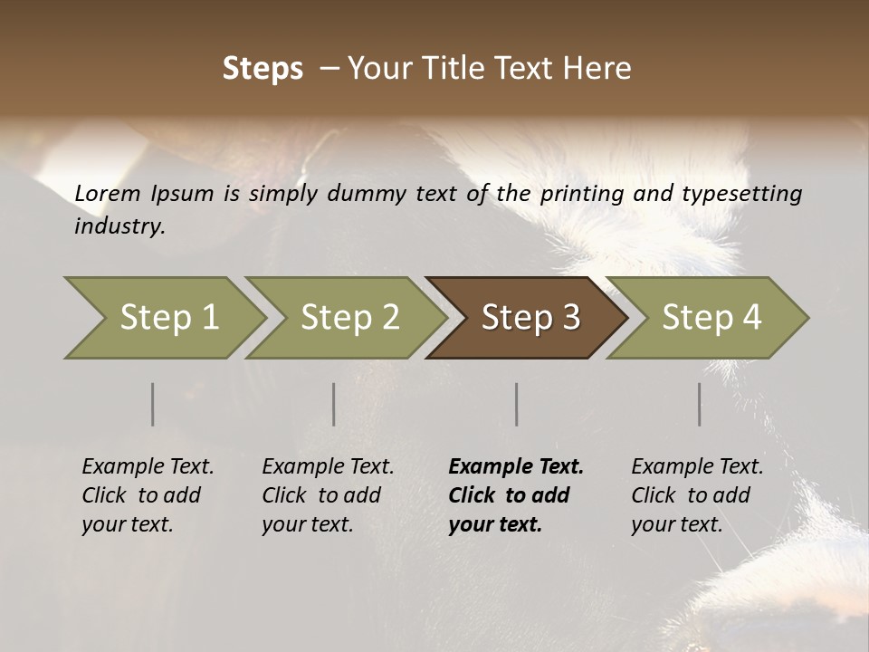 Cow, PowerPoint Template