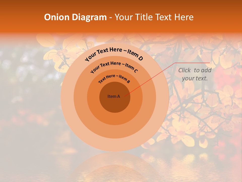 In This Photo The Beautiful Autumn Wood Is Shown PowerPoint Template