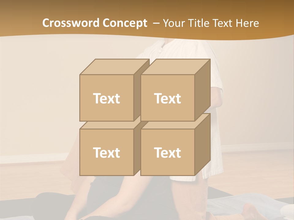 Therapist Stretching Client's Neck In Massage Thai PowerPoint Template